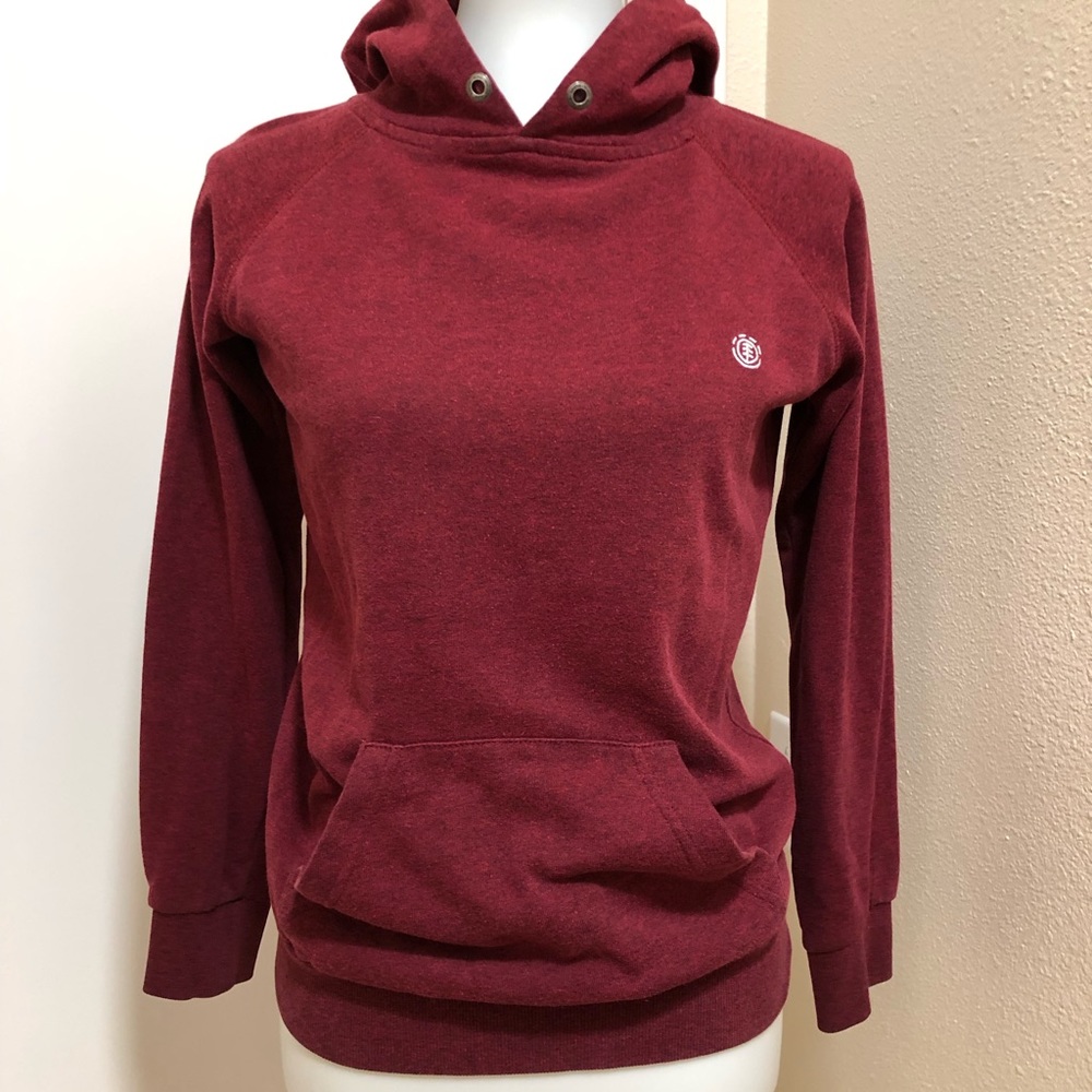 🔷🩸Element Brand Sweatshirt, Size Small. Deep Brick Red Color
